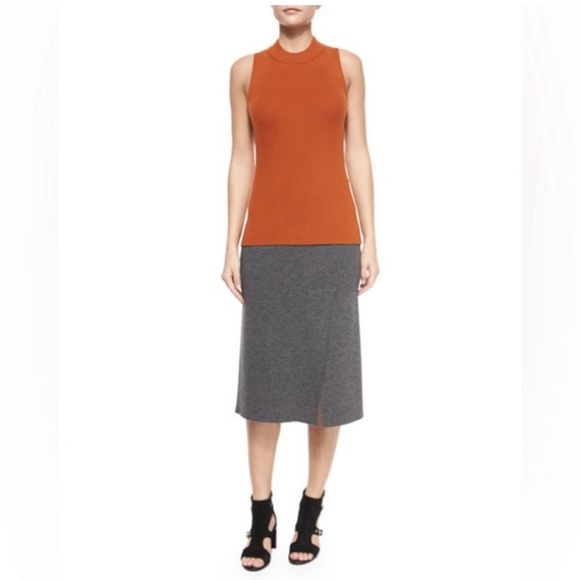 rag & bone Dresses & Skirts - 🆕 rag & bone Alanna Merino Wool Knee Length Knit Skirt in Medium Grey Small